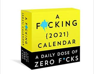 A Fucking Boxed 2021 Calendar