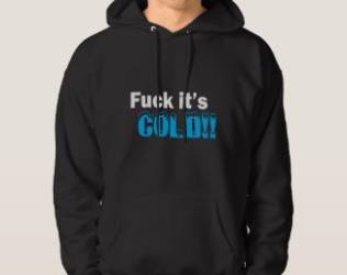 Fuck it's Cold Men's Hoodie