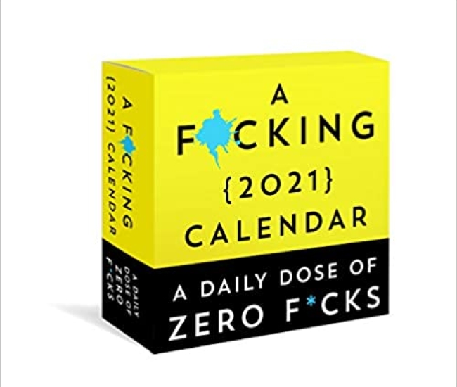 A Fucking Boxed 2021 Calendar