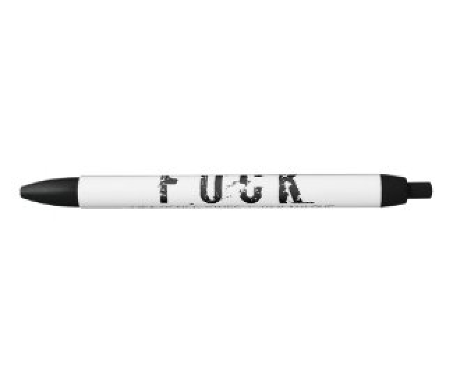 Black 'Fuck' Pen