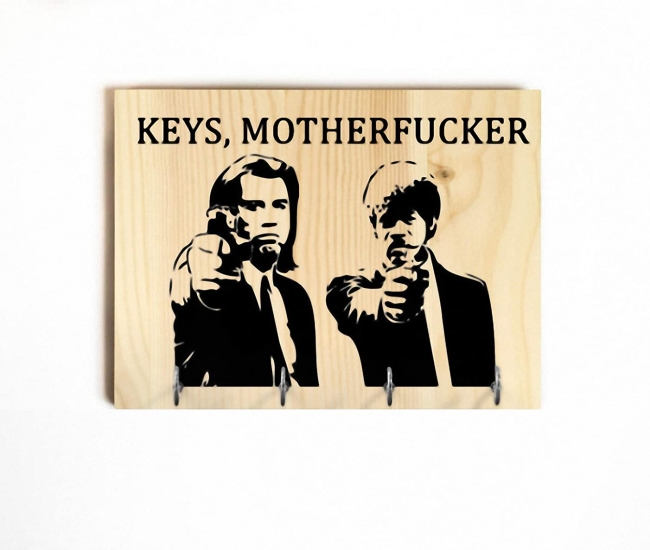 Keys Motherfucker Pulp Fiction Key Holder